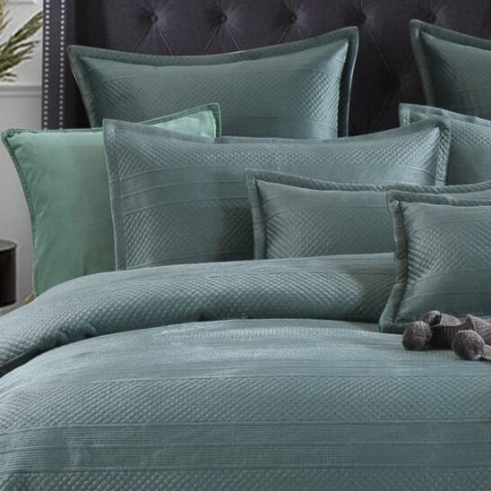 Green velvet european clearance pillowcase