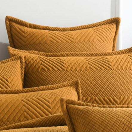 Asher Quilted European Pillowcase & Cushion Cover