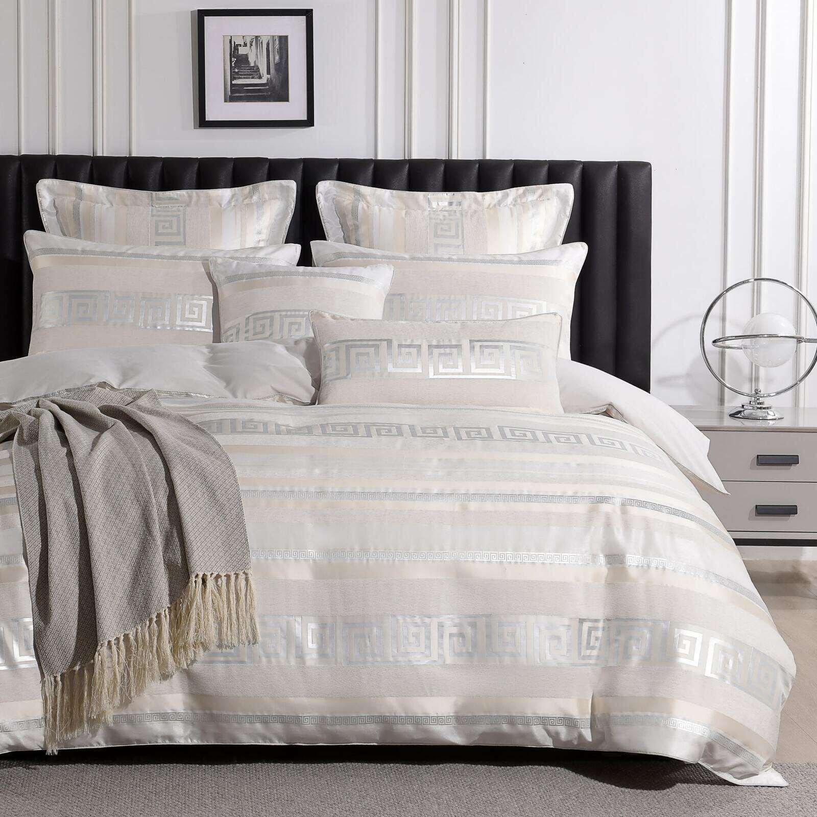 Ambrose White Quilt Cover Set