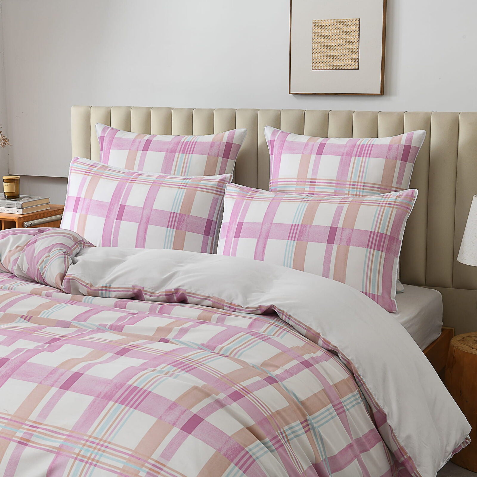 Ascot Pink Quilt Cover Set
