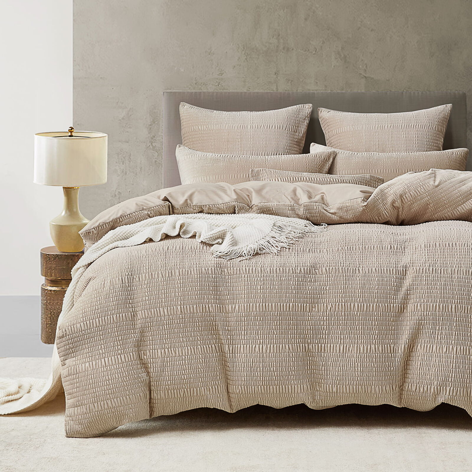 Blake Linen Velvet Quilt Cover Set