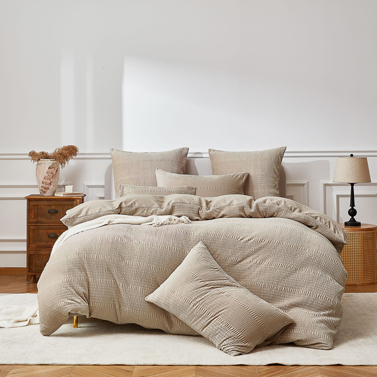 Blake Linen Velvet Quilt Cover Set