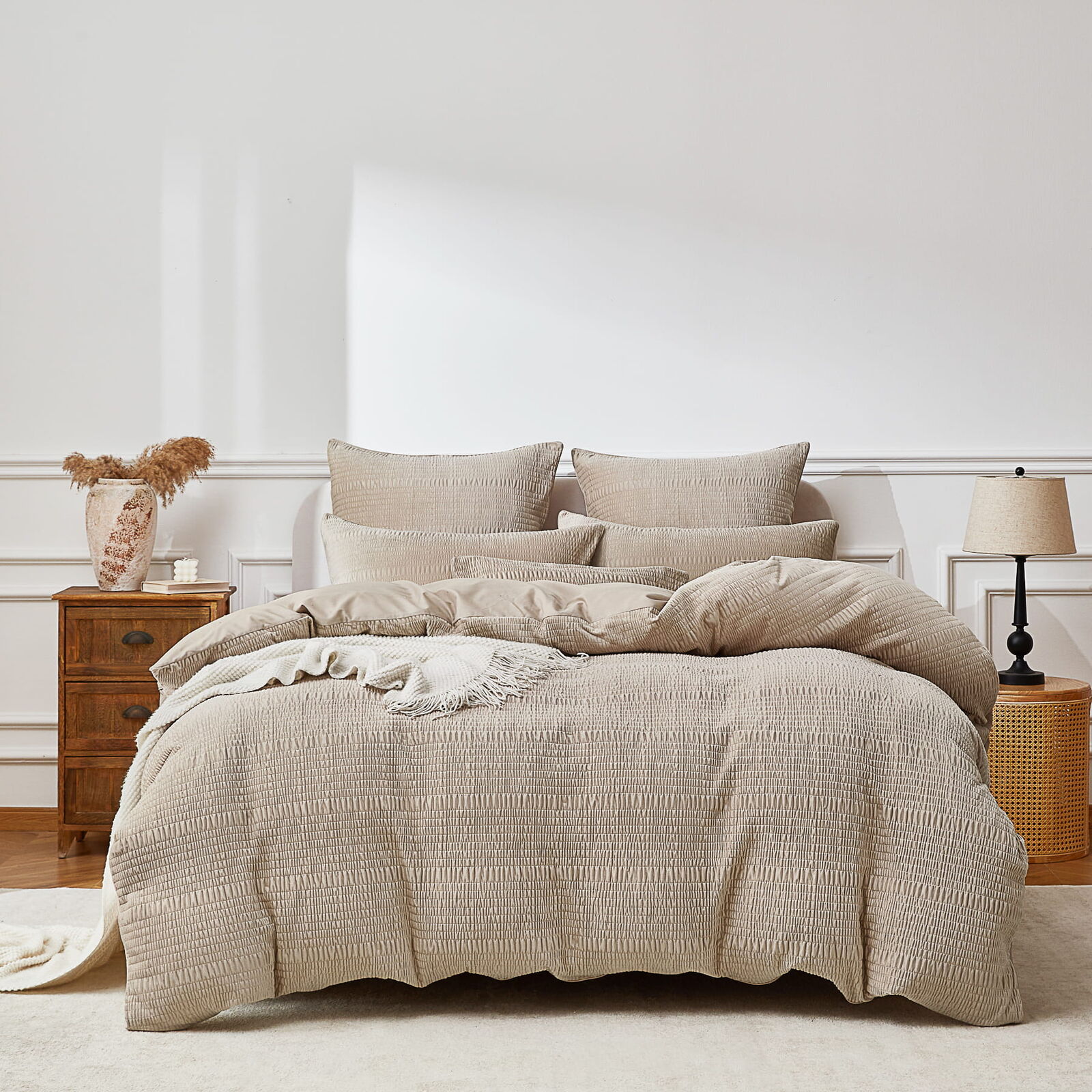 Blake Linen Velvet Quilt Cover Set