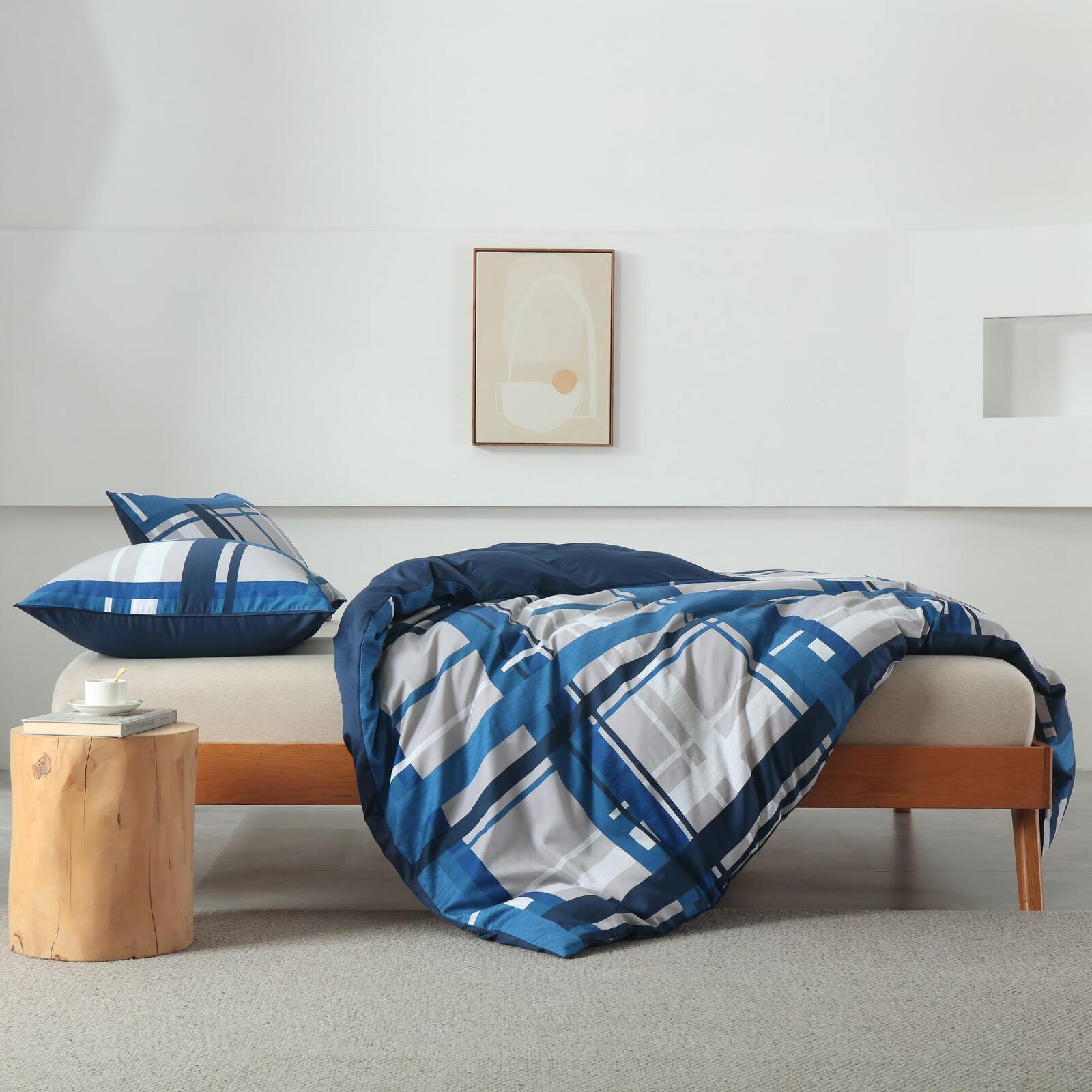 Clark Blue Quilt Cover Set