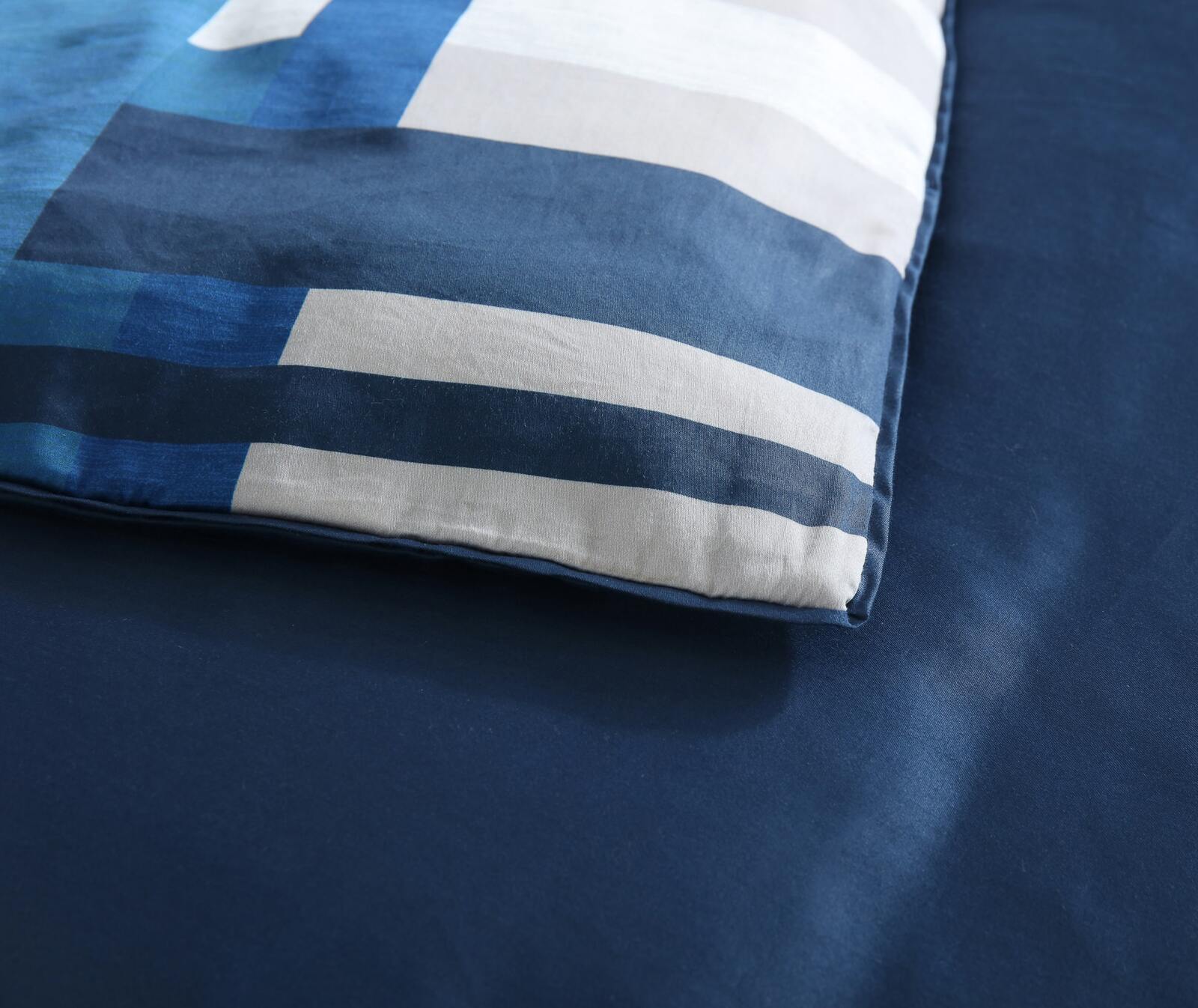 Clark Blue Quilt Cover Set