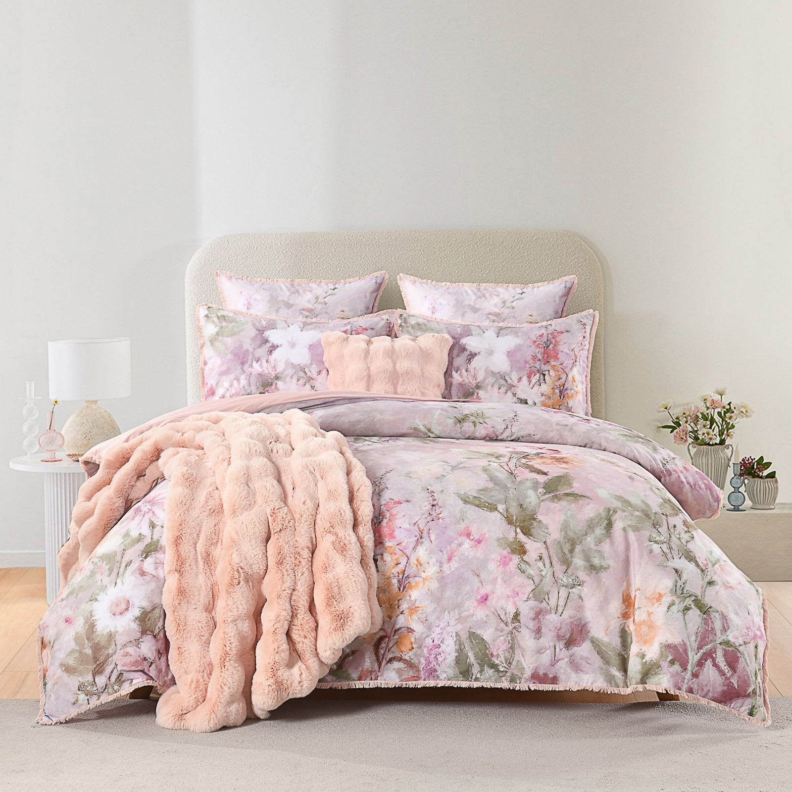 Dusk Rose Quilt Cover Set