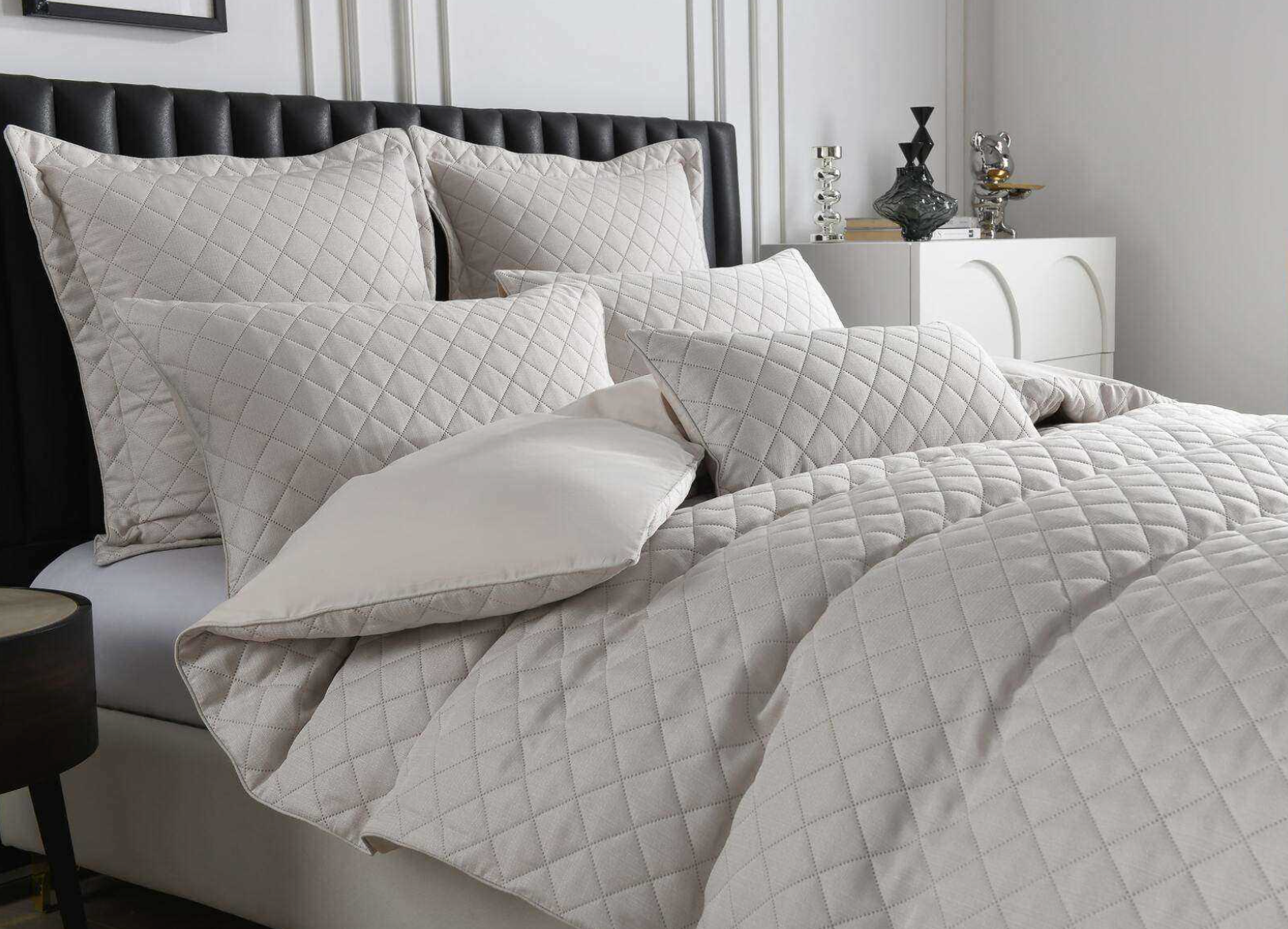 Emmerson Beige Quilt Cover Set