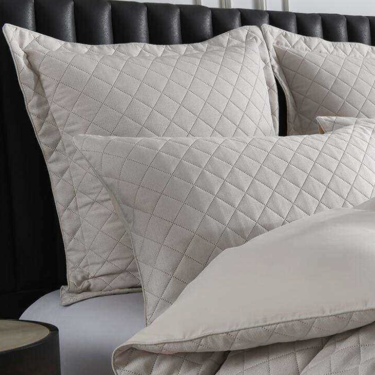 Emmerson Beige European Pillowcase & Cushion Cover