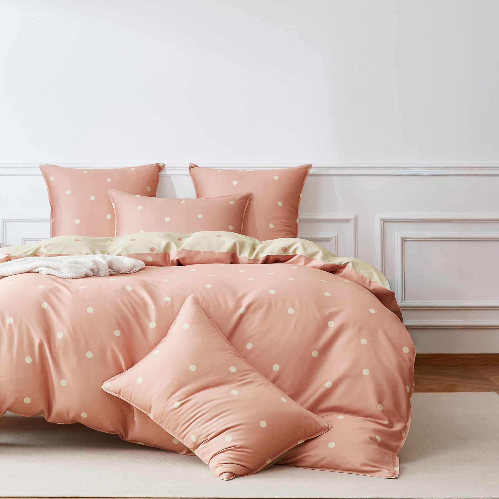 Halo Blush Quilt Cover Set
