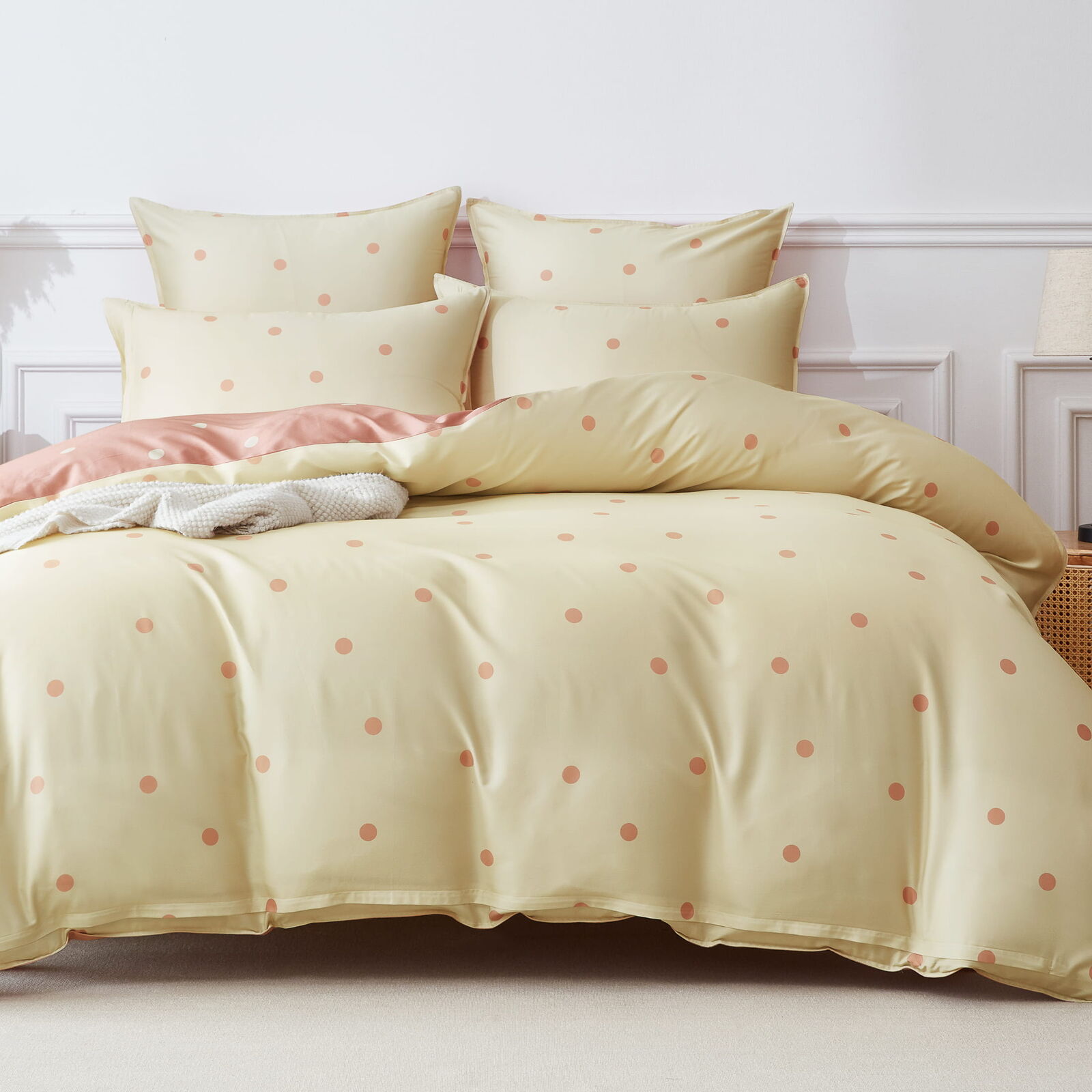 Halo Blush Quilt Cover Set
