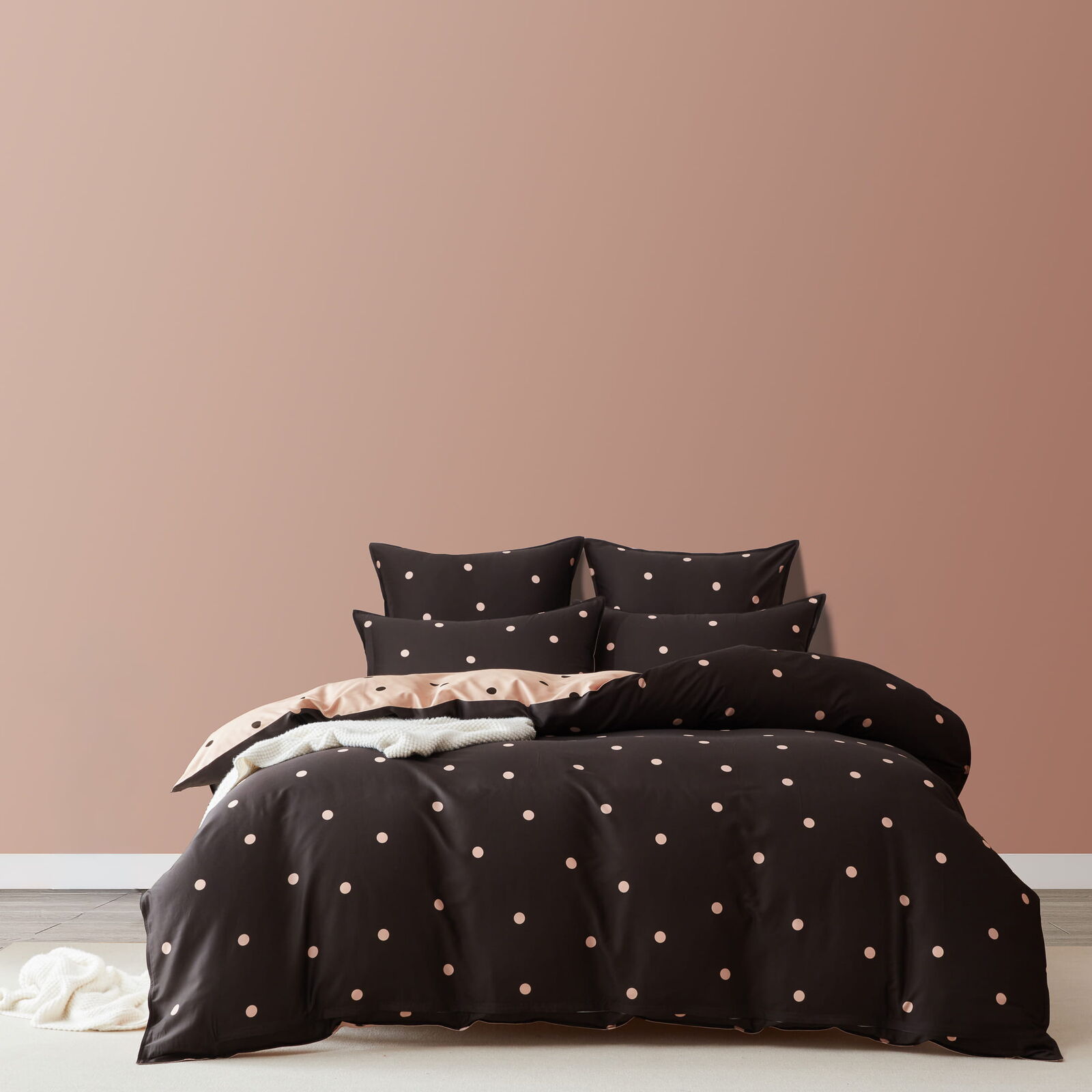 Halo Cocoa Blush Quilt Cover Set