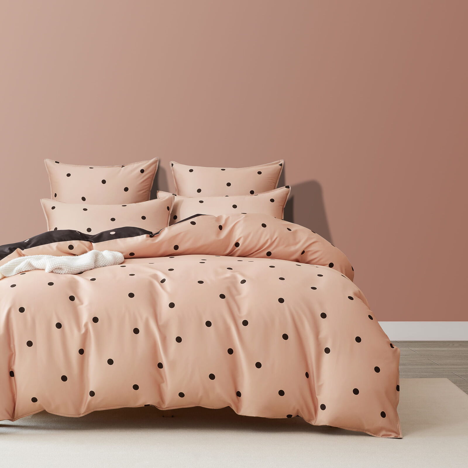 Halo Cocoa Blush Quilt Cover Set