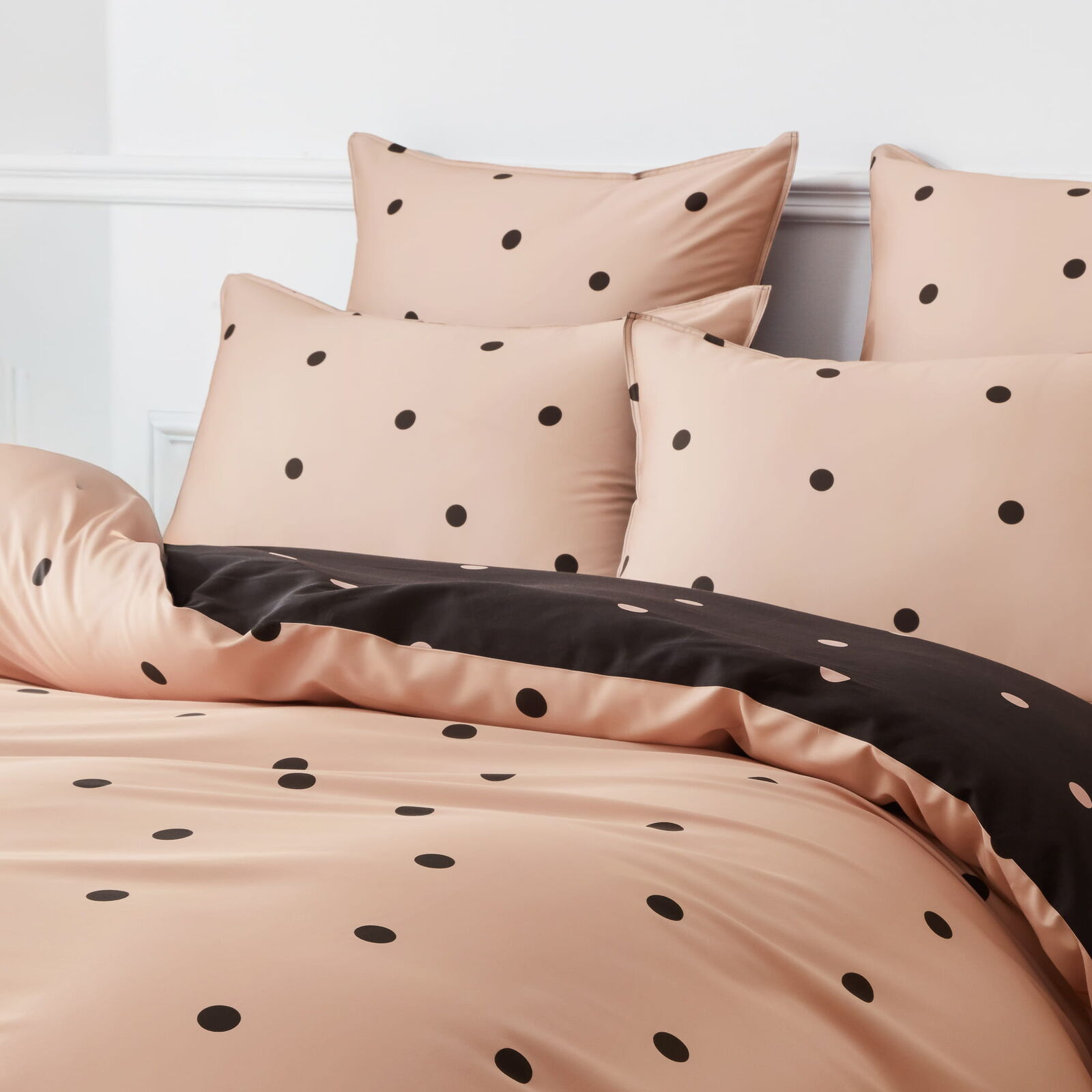 Halo Cocoa Blush Quilt Cover Set