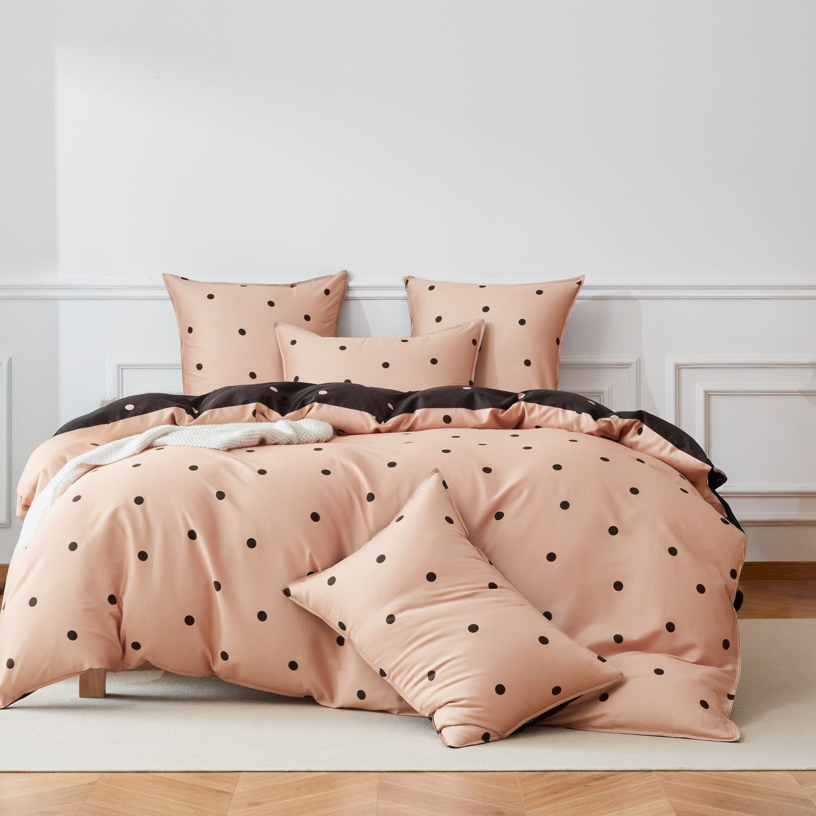 Halo Cocoa Blush Quilt Cover Set