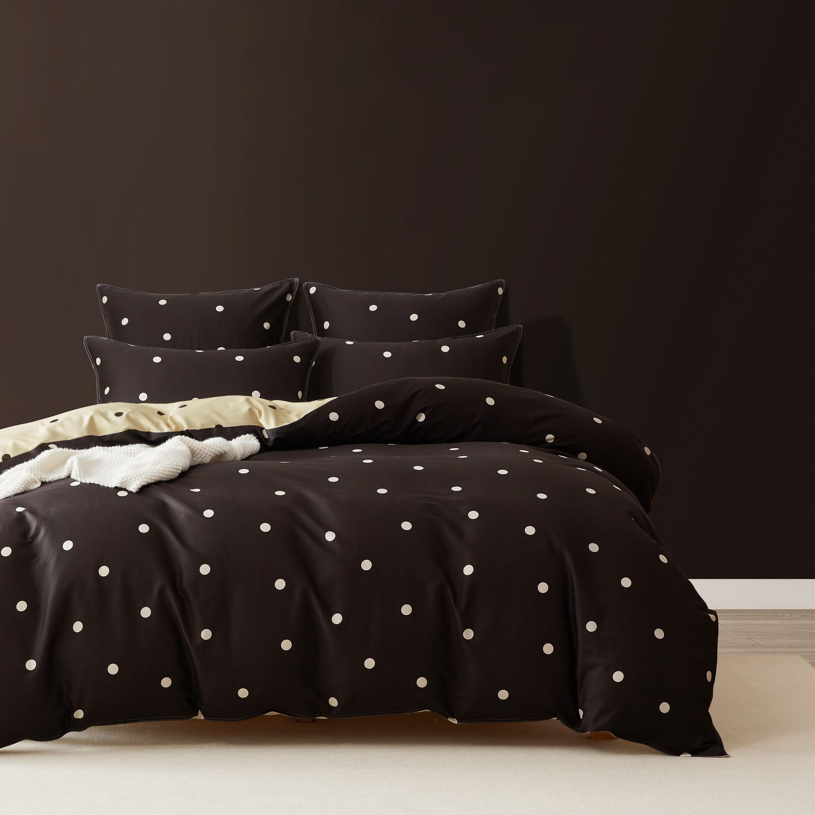 Halo Cocoa Quilt Cover Set