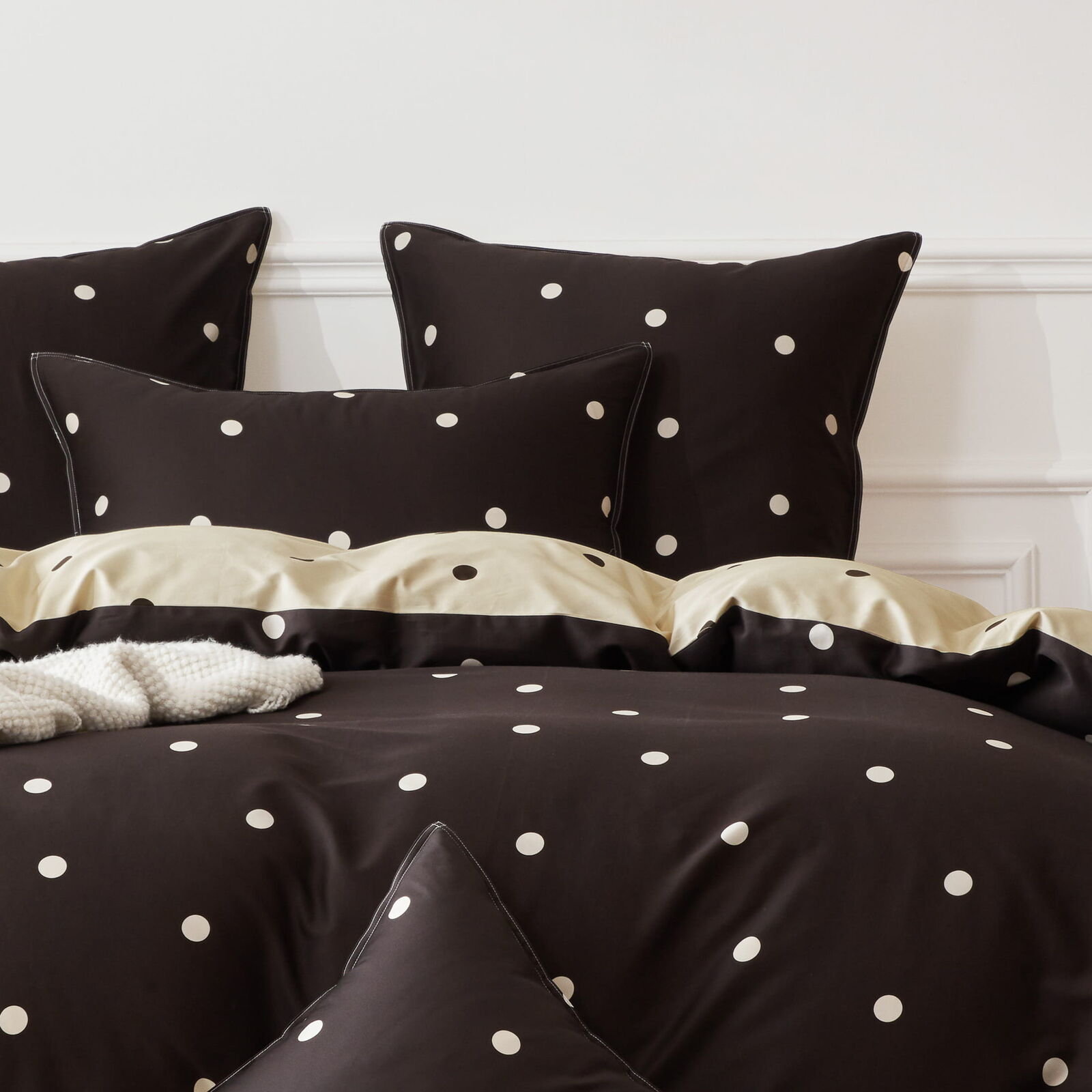 Halo Cocoa Quilt Cover Set