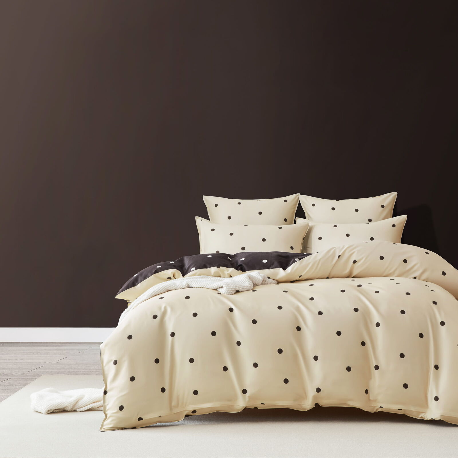 Halo Cocoa Quilt Cover Set