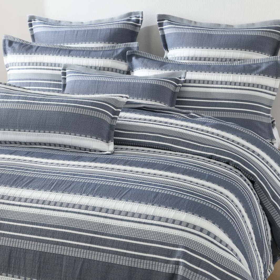 Jamieson Blue Quilt Cover Set