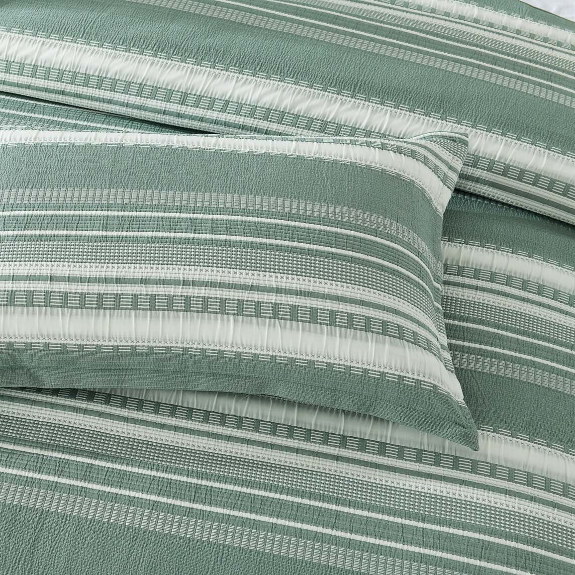 Jamieson Green Quilt Cover Set