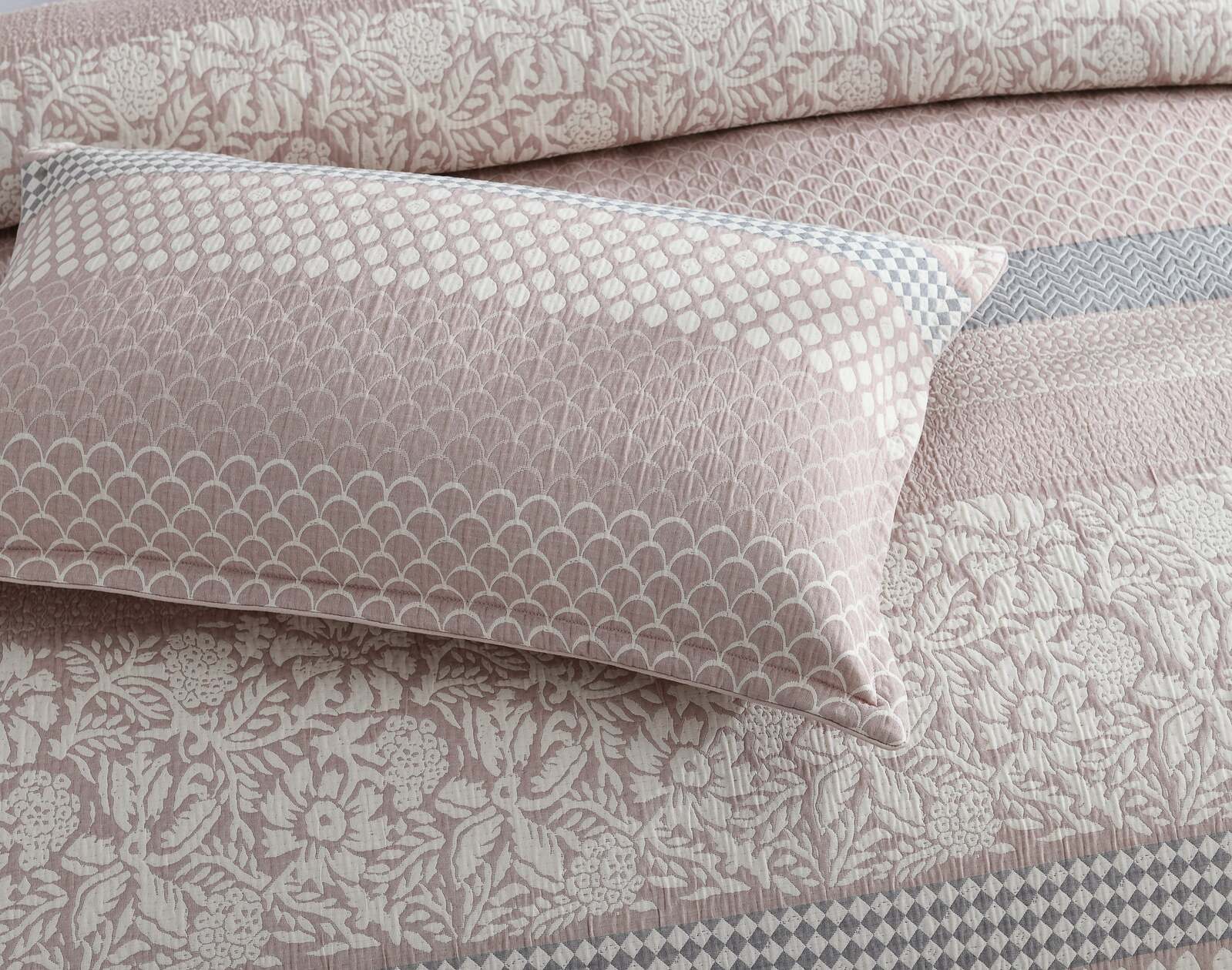 Noelle European Pillowcase & Oblong Cushion Cover