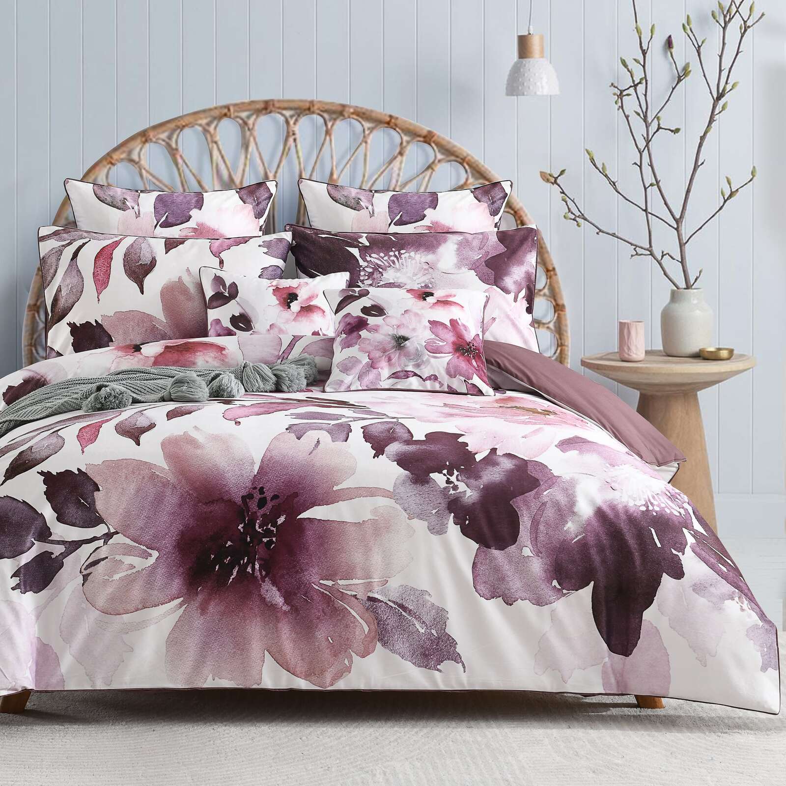 Petal Velvet Quilt Cover Set