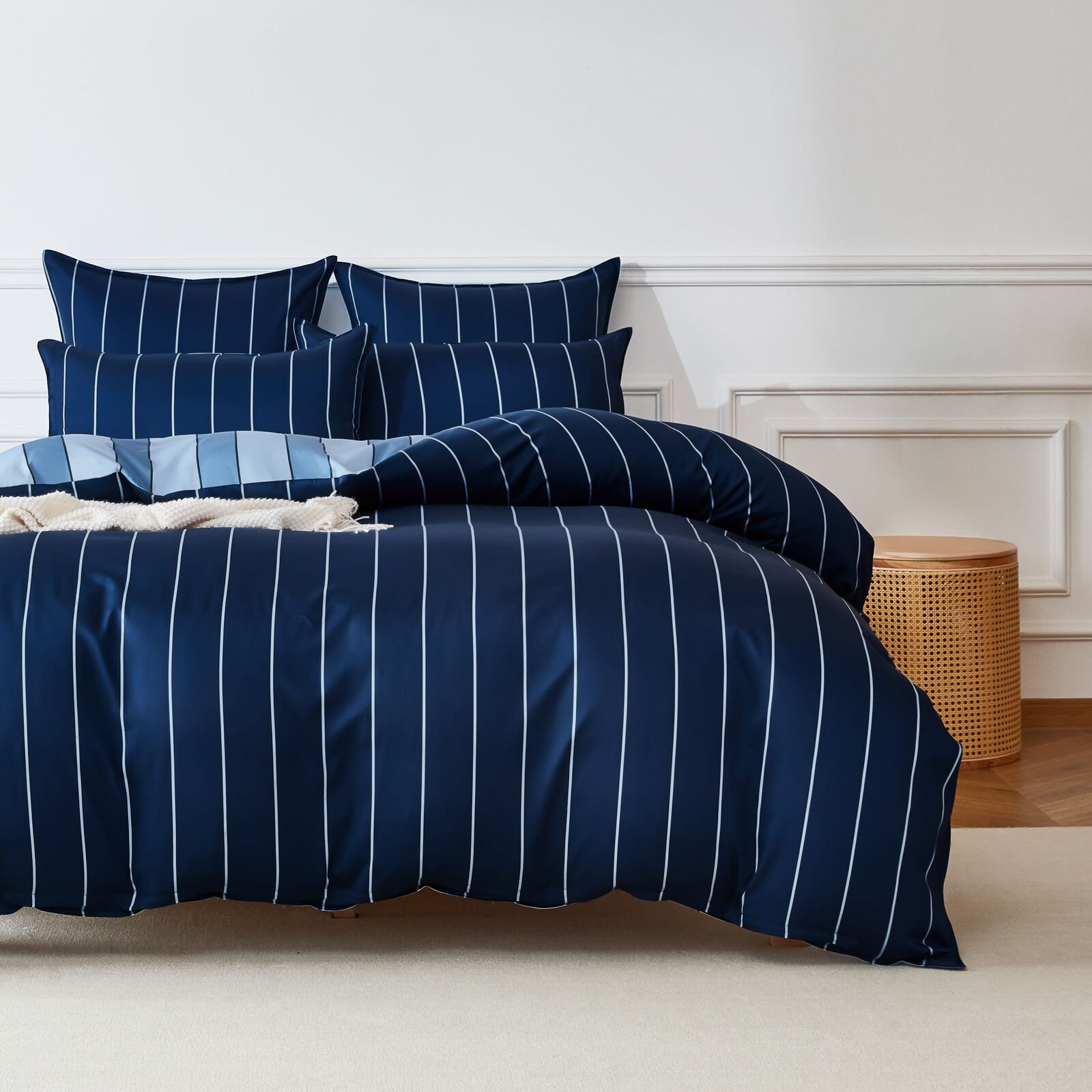 Rhythm Slate Quilt Cover Set