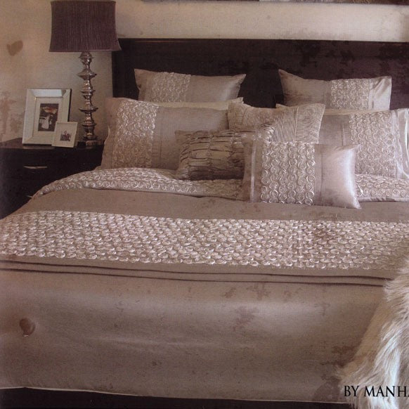 Sienna Taupe King Quilt Cover Set