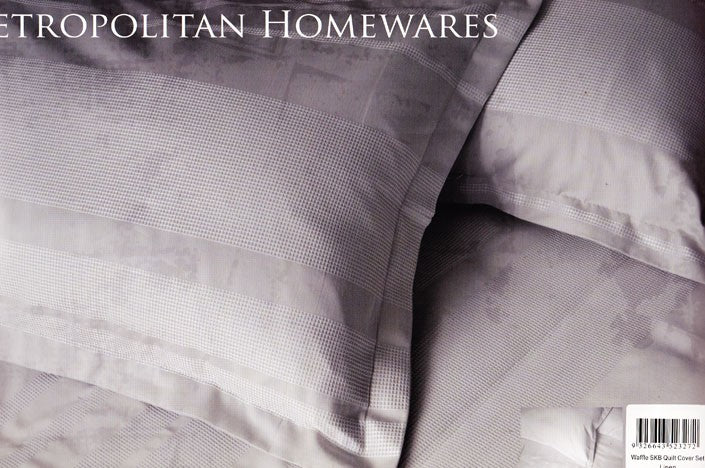 Waffle Weave Linen Quilt Cover Set