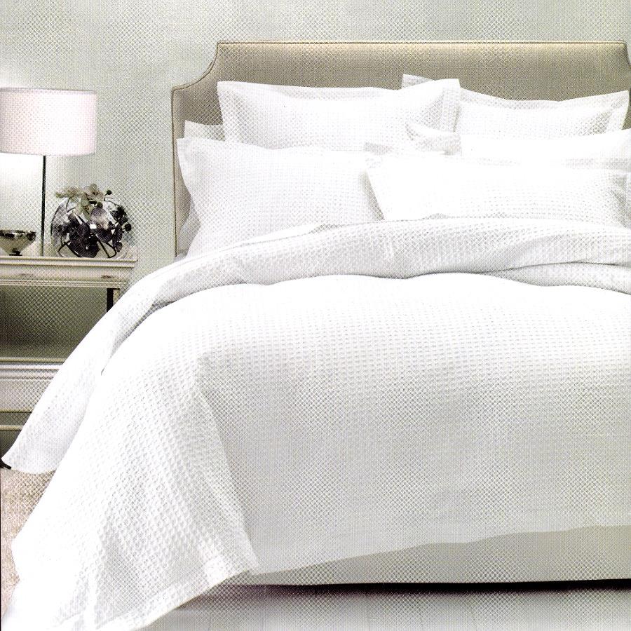 Waffle White Quilt Cover Set