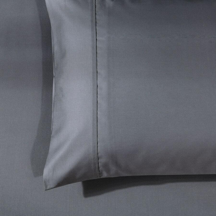luxury 1000TC King pillowcase - charcoal grey