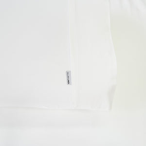400 thread count, 100% cotton, sateen finish white sheets