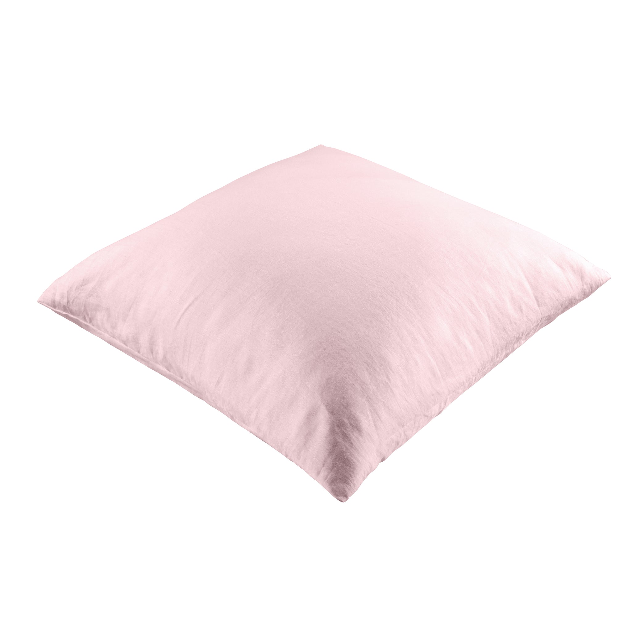 Blush Pink - Pure Linen - European Pillowcase