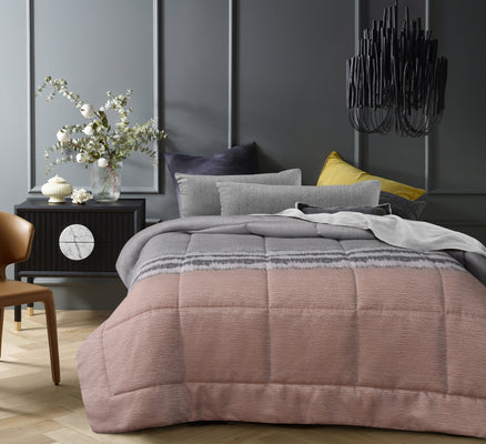 Desert Grey Apricot comforter set