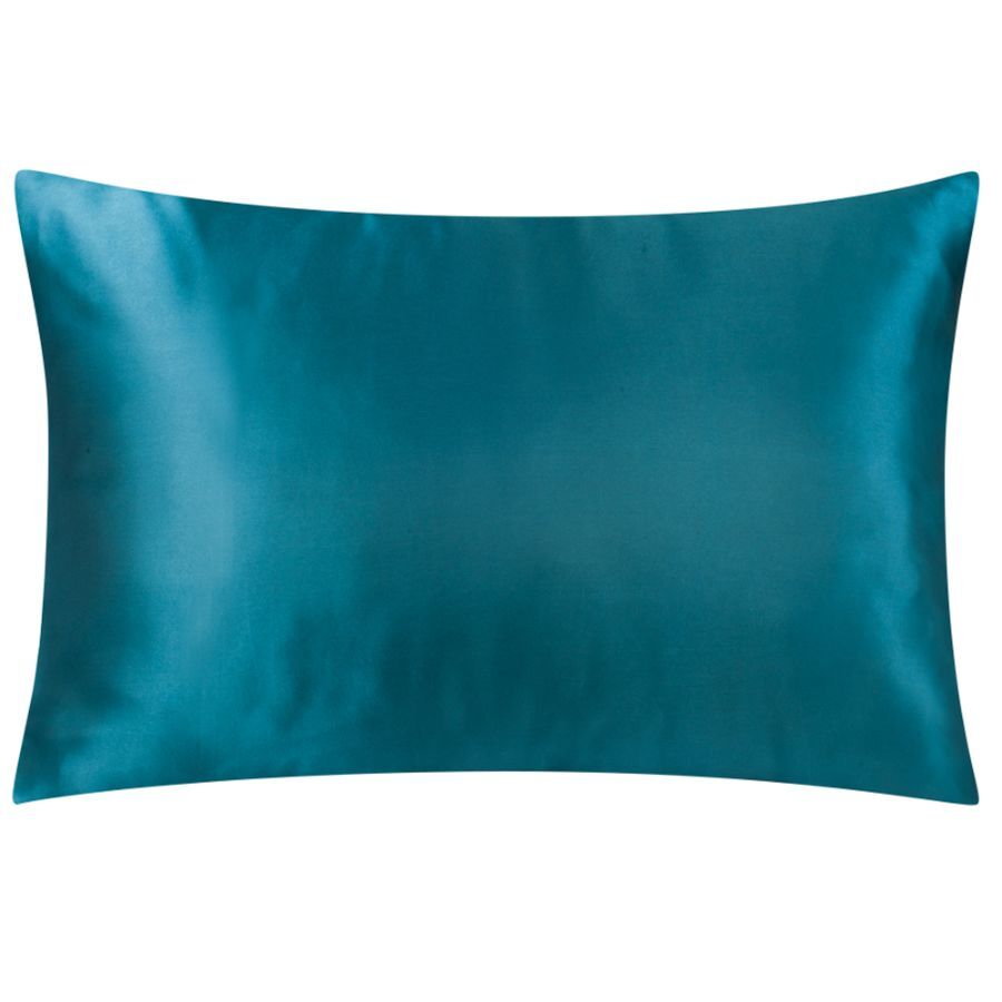 satin pillowcases aqua