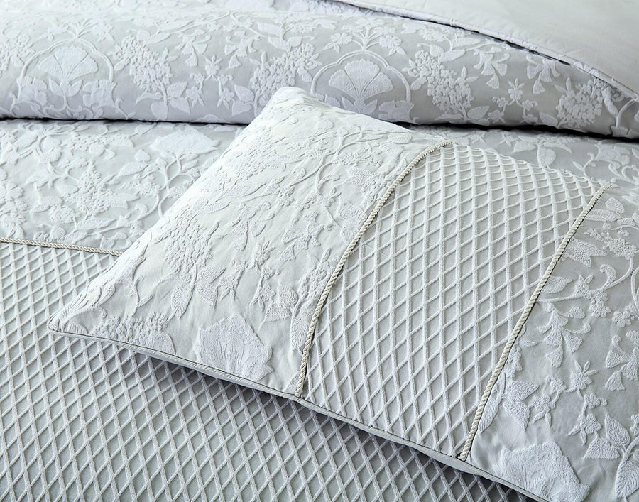 Arden Silver Quilt Cover Set