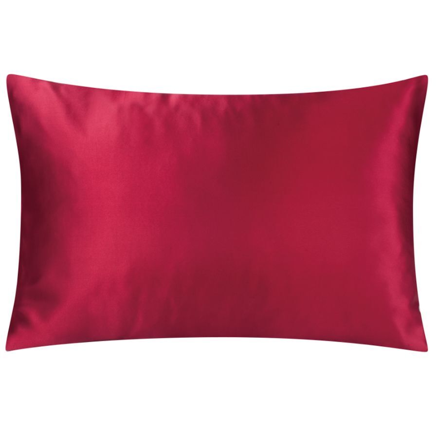 satin pillowcases burgundy