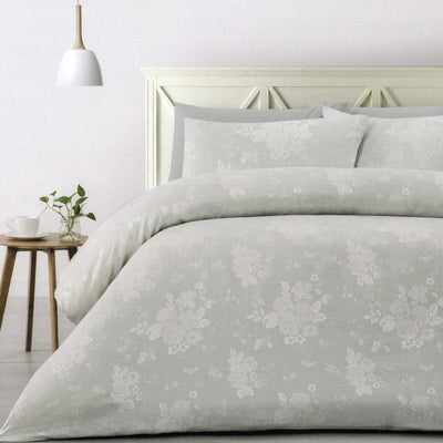 300TC light pale blue duvet cover set. Polyester jacquard quilt cover set.