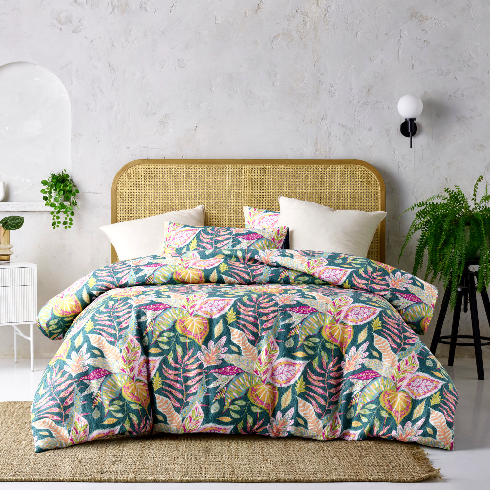 Carmila Linen Quilt Cover Set