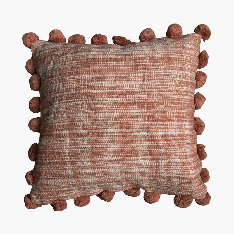 Mate Pom Pom Cushion Cover - Light Rust