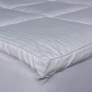 luxury down alternative mattress topper with cassette construction