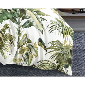 ivory green quilt cover set print 400TC