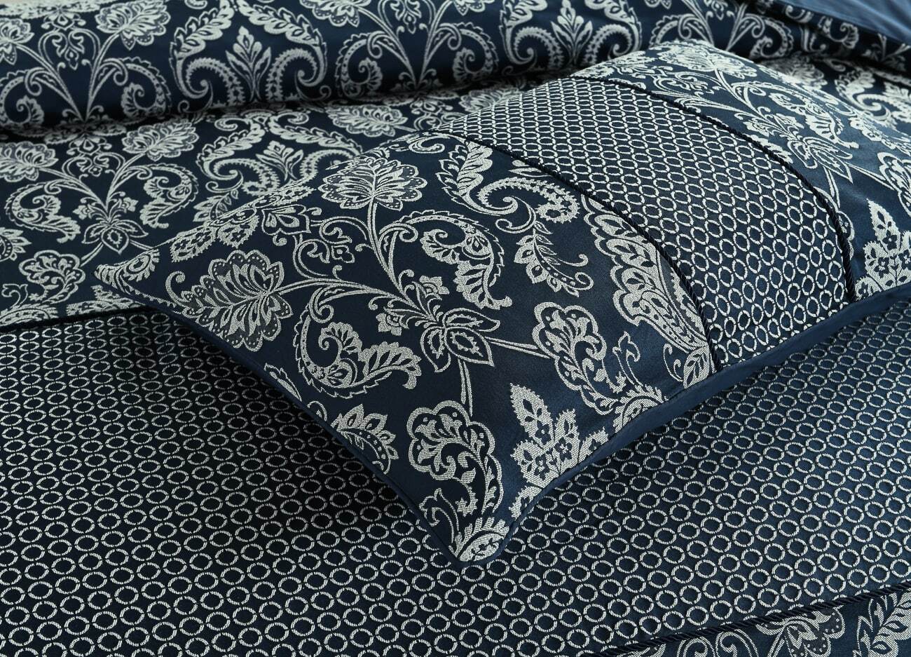 Siena Blue Quilt Cover Set