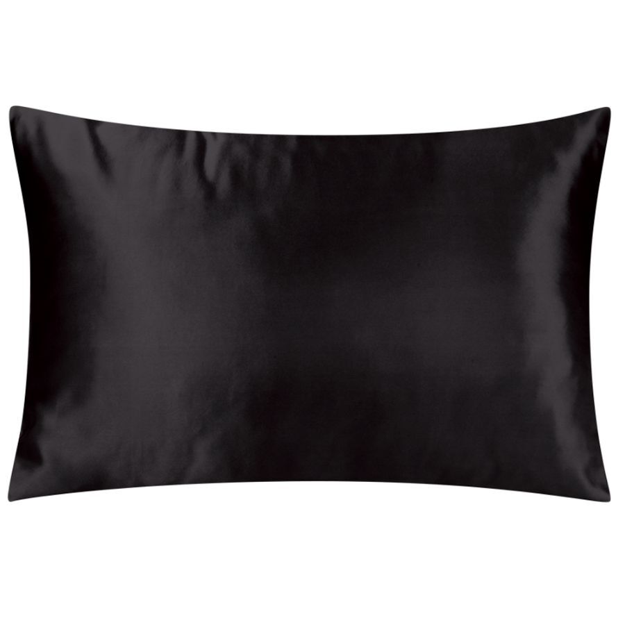 satin pillowcases black