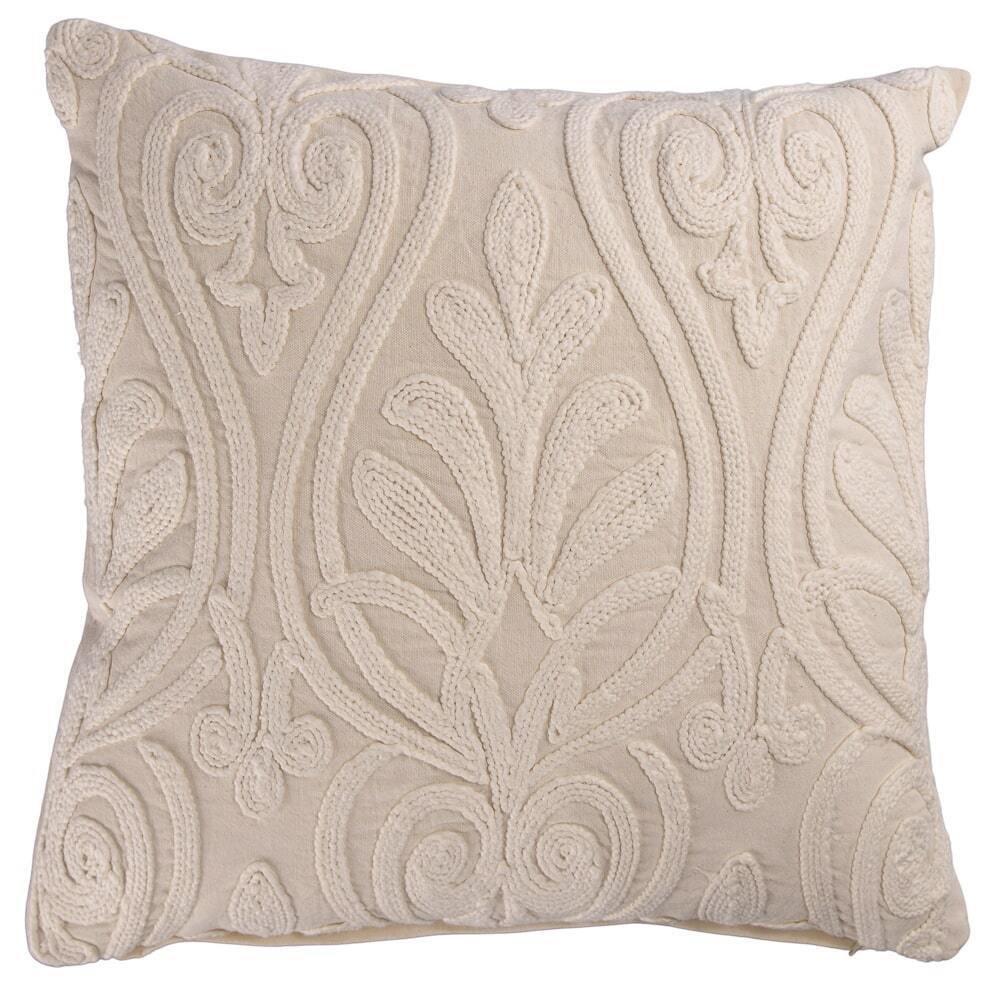 Candace Cushion Cover - Ivory White (Cream)