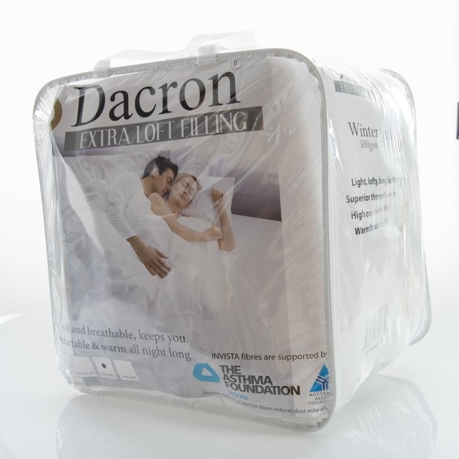 Dacron hypoallergenic Winter quilt with extra loft Queen Super King