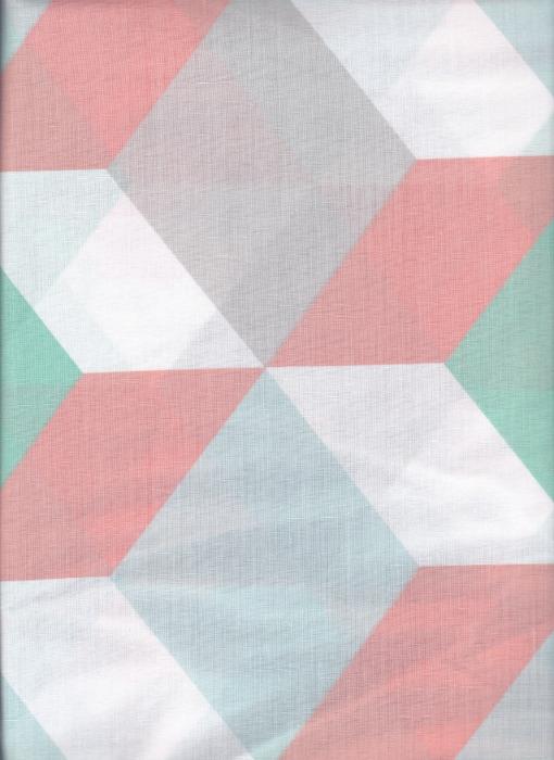 Diamond quilt cover set