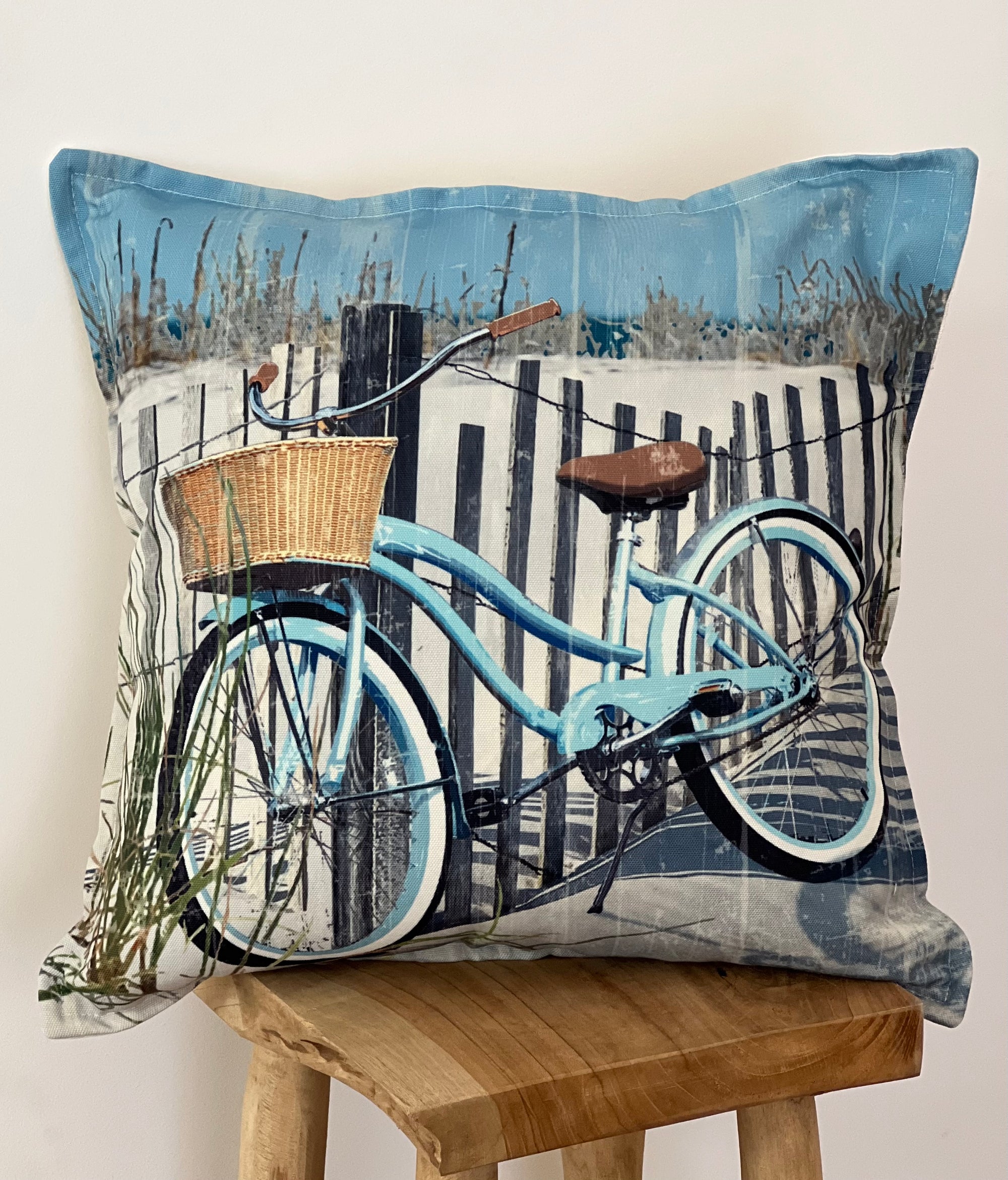 Summer Bike Cushion Cover