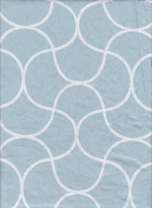 Reversible, Classic, soft colors like white, blue and beige feature on this quilt cover set.