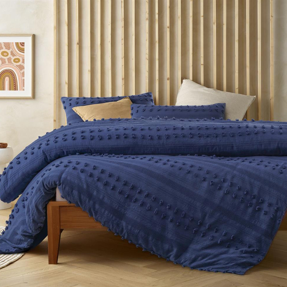 Sans Sovci Blue Quilt Cover Set